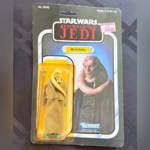 BNIB ORIGINAL VINTAGE SEALED Star Wars Bib Fortuna Action Figure 1983 Kenner